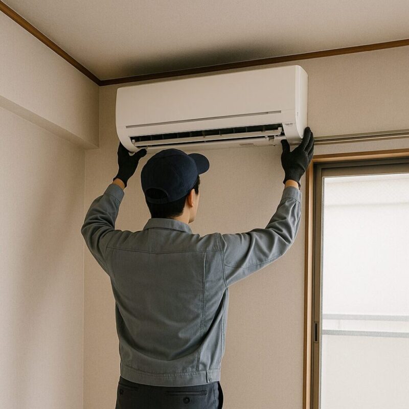一般家庭のエアコン撤去事例