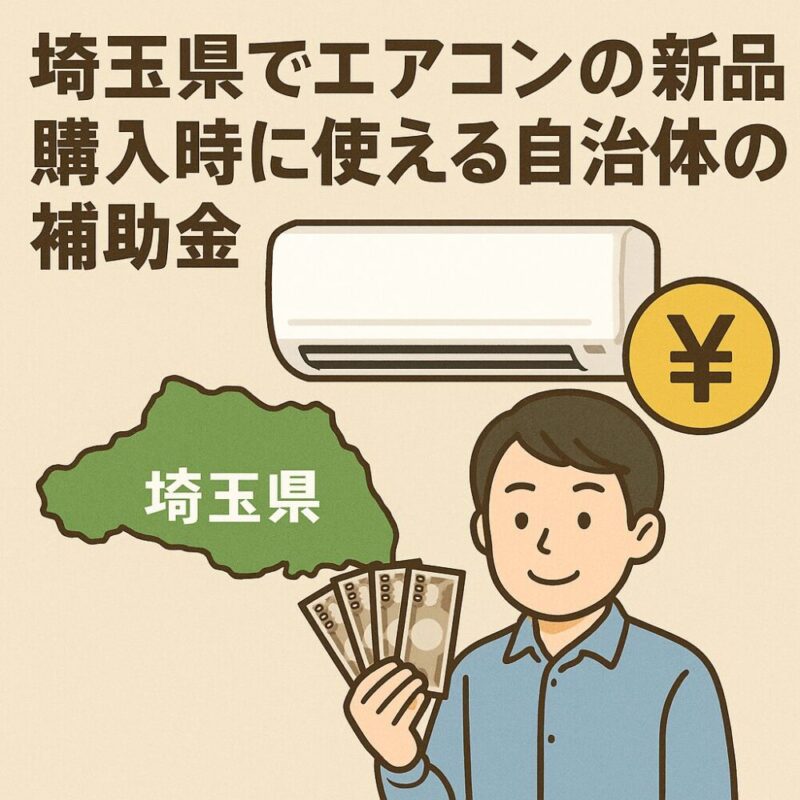 埼玉県で個人がエアコン設置時に使える補助金・助成金とは?