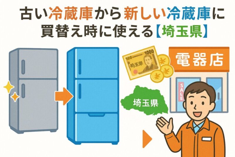 埼玉県で冷蔵庫購入時に補助金を使いたい個人の方