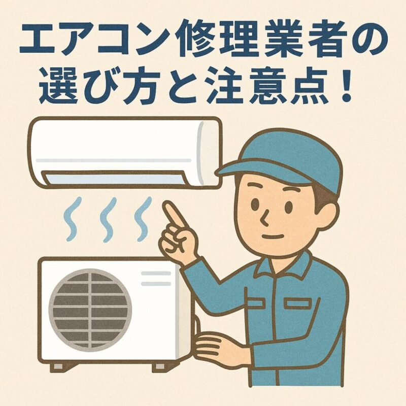 エアコン修理業者の選び方と注意点【埼玉県版】