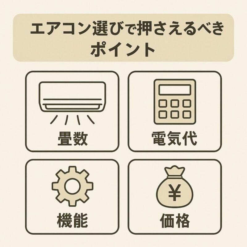 エアコンの選び方に関するよくある質問（FAQ）