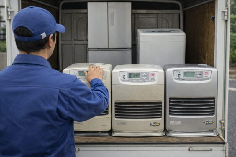 壊れた・古い石油ファンヒーターも回収できる？