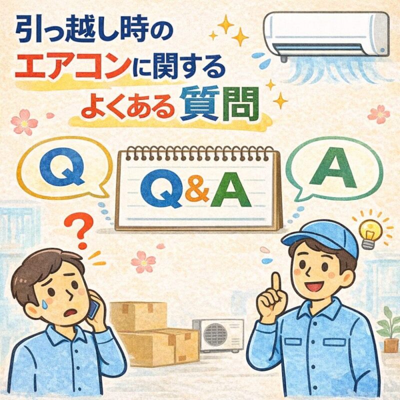 引っ越しで不要なエアコンに関するよくある質問